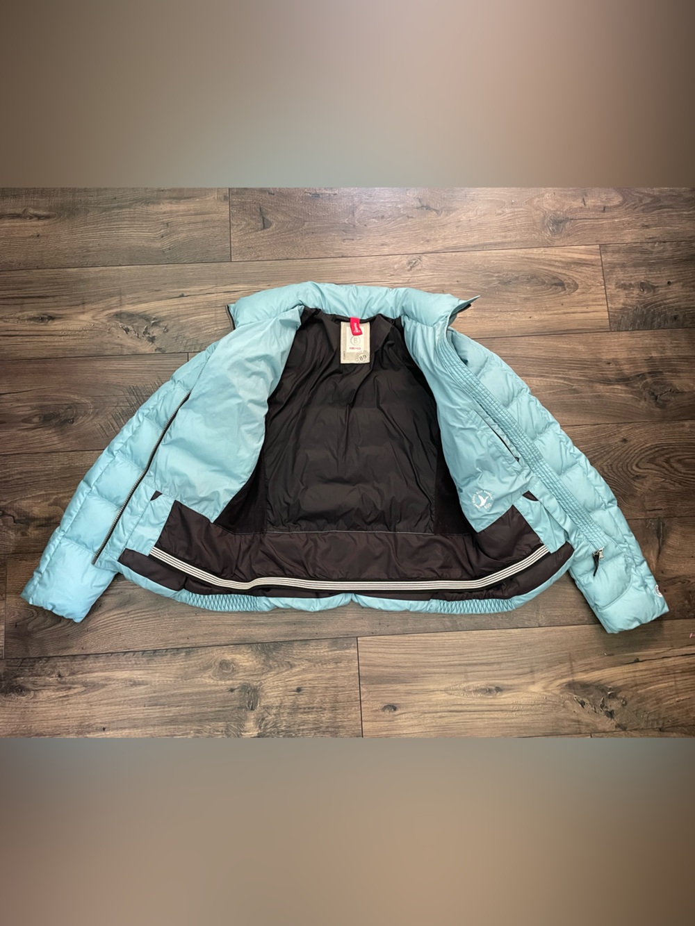 BOGNER Fire + Ice Light Blue Down Ski Puffer Jacket 8 - Picture 5 of 8